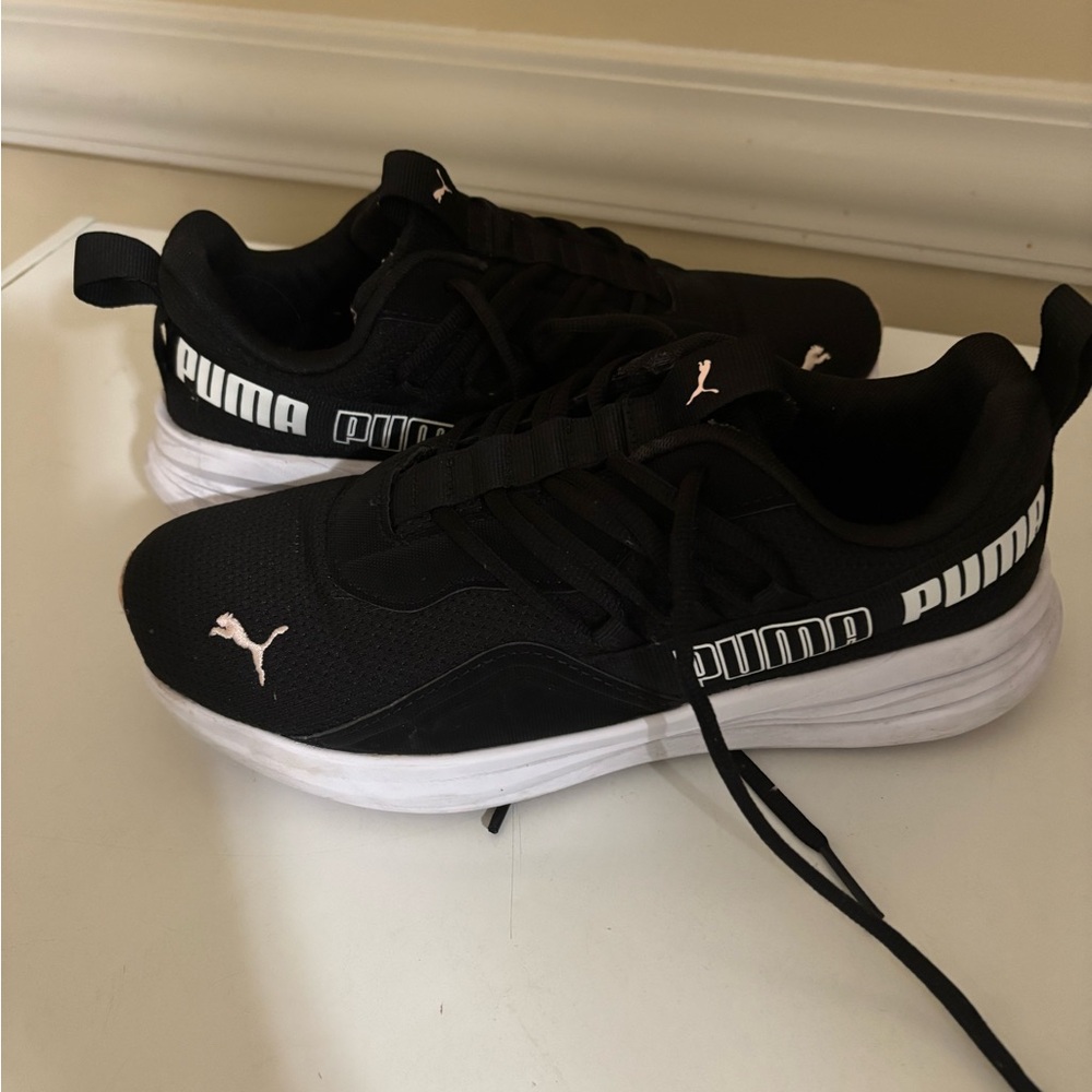 Puma Black and White Sneakers